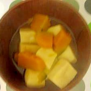 高野豆腐＆かぼちゃの煮物